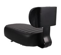 GOOHOCHY Bike Rear Seat with Backrest Cushion Soft Padded Safety Carrier for Electric and Mountain Bikes Shock-absorbing Sponge and Iron Material Fit for Family Cycling Outings Black