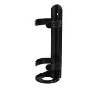GOOHOCHY Black PVC Fire Extinguisher Mount Bracket with Quick Installation and Secure Hold for Car and Wall Use, Wall Mounted Fire Extinguisher Holder for Truck and Home Safety