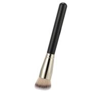 GOOHOCHY Black Seamless Face Brush with Ergonomic Design, Multi-functional Cosmetic Blending Brush Compatible with Concealer, Professional Makeup Tool for Women