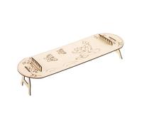 GOOHOCHY Boy Girl's Diy Wooden Guzheng Craft Kit Coloring Materials for Musical Instrument Project Enhance Creativity for Boys and Girls Wood Craft Hobby