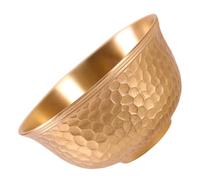 GOOHOCHY Brass Singing Bowl Round Hammered Metal Bowl 7cm Diameter Ritual Meditation Altar Purifying Smudge Burning for Yoga and Spiritual Use