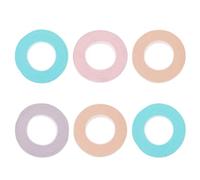 GOOHOCHY Breathable Adhesive Tape Random Color for Playing Stringed Instruments 6pcs Finger Protection Easy to Store and Fix the Pick the Finger for Guzheng and Pipa