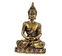 GOOHOCHY Bronze Buddha Statue Ornaments Unique Art Figurine for Collectible Decor as Desk Ornament Extra Buddha Statue for Home Display