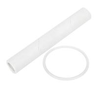 GOOHOCHY Buddhist Singing Bowl Mallet Set with 8.5cm White and Genuine Sheepskin Head, Crystal and Tibetan Sound Bowl Striker for Meditation and