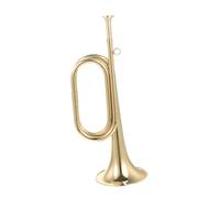 GOOHOCHY Bug Trumpet Horn Instrument Professional Bugle for School Band Beginners Use Wind Instrument Cavalry Trumpet