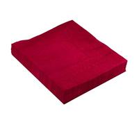 GOOHOCHY Burgundy Two-Ply Paper Napkins 20Pcs Disposable Soft Thick Absorbent for Kitchen Bathroom and Birthday Events