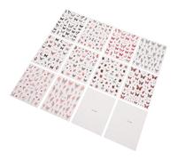 GOOHOCHY Butterfly Nail Stickers and Safe Use with Simple Application Method for Nail Art 12 Sheets Paper Material Stylish and Delicate for Nail Art at Home Manicure