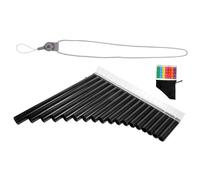 GOOHOCHY C Key Pan Flute Tube Panpipe for Beginners Easy to Play Musical Instrument Abs Resin for Developing Music Skills and Adults