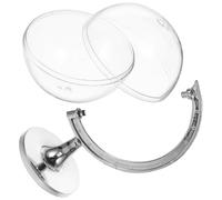 GOOHOCHY Candy Boxes for Organizing Sweets and Small Treasures Elegant Plastic Silver Globe 10pcs Party Favour Containers Multi-purpose Storage for Weddings and Parties