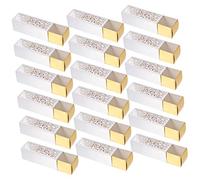 GOOHOCHY Candy Wrapping Boxes 50pcs Rose Paper Boxes Wedding Favour Holders for Small