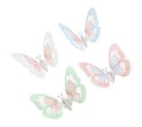 GOOHOCHY Car Air Outlet Decoration Creative Butterfly Shape Cloth Dashboard Ornaments Easy-to-Clean for Car Interior Decoration