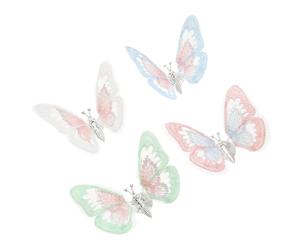 GOOHOCHY Car Air Outlet Decoration Creative Butterfly Shape Cloth Dashboard Ornaments Easy-to-Clean for Car Interior Decoration