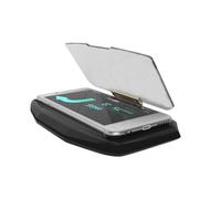 GOOHOCHY Car Phone Holder into Driver's Field of View with Head-up Display Function and Non-slip Abs Mat, Dashboard Mobile Phone Holder Reflecting Navigation Information
