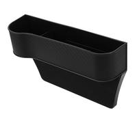 GOOHOCHY Car Seat Gap Filler with Cup Holder Plastic Car Storage Organizer for Phone Keys Snacks Fits Between Seat and Console Minimalist Design Essential