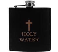 GOOHOCHY Catholic Holy Water Bottle Stainless Steel Travel Flask Baptismal Bottle for Camping, Barbecue