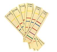 GOOHOCHY Cello Fingerboard Label Sticker for 3/4 Size Cello Yellow Paper Finger Position Marker Helping Beginners Understand Fretboard
