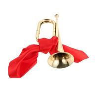 GOOHOCHY Charge Trumpet Brass Bugle for Music Bands Beginner Student Wind Instrument Trumpet Shape Portable Marching Accessory for Musician Performance Easy Learn Orchestra Band Use