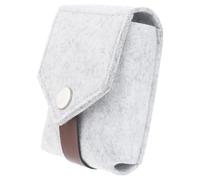 GOOHOCHY Chic Outdoor Makeup Pouch Mirror Compact Lipstick Storage Bag for Travel for Cosmetic Organization and Daily Use