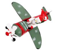 GOOHOCHY Christmas Tree Hanging Decor Snowman Aircraft Pendant Charming Xmas Ornaments for Holiday Parties Safe Lightweight Decorations for Trees Walls and More