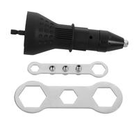 GOOHOCHY Cordless Riveting Tool Kit Electric Rivet Adapter for Power Machine Accessory with Plastic Material and Long Life Service Suitable for Electrical Air Conditioning and Riveting