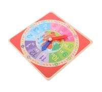 GOOHOCHY Creative Clock for Montessori Learning Teaching Tool for Educational Clock Model for Understanding Hours Engaging Learning Aid