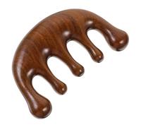 GOOHOCHY Creative Wooden Massage Comb Ergonomic Design for Scalp Body Relaxation for Family Friends Ancient Chinese Acupoint Therapy Tool