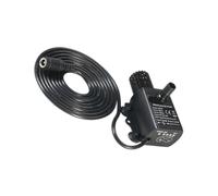 GOOHOCHY Dc Brushless Water Pump Mini Submersible Water Pump for Fish Tank Plastic Ceramic Core Magnet Black 0.4m3/h and Aquariums