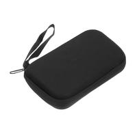 GOOHOCHY Diabetic Travel Case Storage Bag with Multiple Compartments and Partitioned Interior, Shockproof Eva Material Convenient for On-the-go Monitoring, Black Sleek Modern Tester