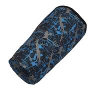 GOOHOCHY Djembe Large African Drum Bag Waterproof Oxford Cloth Storage Backpack with Smooth Zipper for Outdoor Use Blue 12Inch