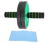 GOOHOCHY Double Wheel Abs Roller Mute Exercise Equipment for Core Muscle Training at Home Gym Sturdy Design for and Enhanced Endurance for Men