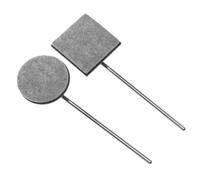 GOOHOCHY Drum Pedal Bass Kick Drum Beater Felt Flat Bottom for Kick Pedal Replacement Percussion Instrument Accessory