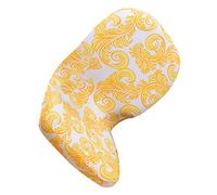 GOOHOCHY Elastic Office Chair Cover Yellow Stretch Fabric Desk Chair Slipcover Polyester Easy to Clean Hand Washable Removable Protector