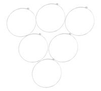 GOOHOCHY Electric Guitar Strings Set 6pcs Stainless Steel Metal Wound Strings for Electric Guitar Replacement Suitable for Musicians and Live Performances