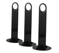 GOOHOCHY Elegant Portable Sign Plate Rack 3pcs Mark Disk Holders Plastic Training Cone Stand for Soccer Agility Training