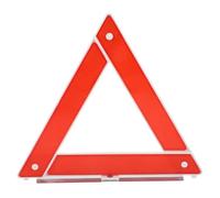 GOOHOCHY Emergency Triangle Reflective Triangular Warning Triangle for Roadside Parking Traffic Safety Situations Easy to Carry Plastic and Metal Emergency Vehicle Use
