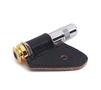 GOOHOCHY Endpin Jack Socket Guitar Bridge Pins Electric Guitar Accessories Leather Covered Sound Quality Enhancement Gt226