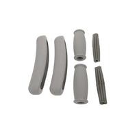 GOOHOCHY Ergonomic Crutch Accessories for Outdoor Activities and Enhanced 6pcs Set Rubber Hand Grips and Underarm Pads Easy Installation for Walker and Crutch