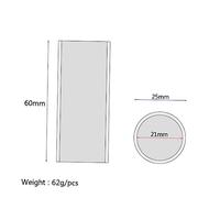 GOOHOCHY Essential Blues Guitar Slider 60mm Chromed Steel Guitar Slide Comfortable Finish