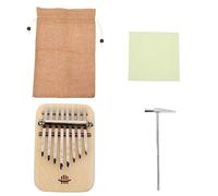 GOOHOCHY Finger Piano Mini Kalimba Piano Portable Music Instrument for All Ages 8 Keys Wooden Construction