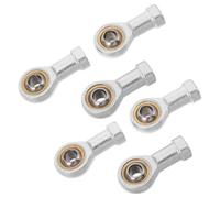 GOOHOCHY Fish Eye Rod End Bearings Efficient and Environmental Adaptability 6pcs with M8x1.25 Internal Thread, Chrome Steel Ball Joint Bearing for Industrial Rod Ends in Heavyduty