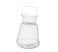 GOOHOCHY Fishing Net Durable Iron Wire Mesh Trap for Crab Lobster and Shrimp Lightweight Fishing Accessory for Lakes Rivers and Sea Use Random Color