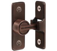 GOOHOCHY Flip-up Door Latch Lock with Right Angle Design and Luminous Feature, Zinc Alloy Material, Easy Installation, One-Hand Operation, Security Safety Bolt for Gates and Doors