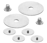 GOOHOCHY Flute Gasket Replacement Stainless Steel Flute Repairing Tool with Convenient Safe and Secure Features Stainless Steel Pads Screws for Flutist