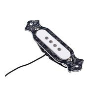 GOOHOCHY Four String Pickup Soundhole Pickup for Guitar Volume Tone Control Knob Pre Soundhole String Random Color
