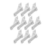 GOOHOCHY Freezer Shelf Clips 10 Pack Plastic Refrigerator Divider Clips for Refrigeration Equipment and Cooler Shelf Support