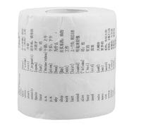 GOOHOCHY Fun Printed Toilet Paper Roll with English Words and Phonetics for Elementary Students - 1 Roll Educational Bathroom Tissue for Home and School Learning