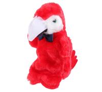 GOOHOCHY Funny Plush Parrot Hand Puppet for Educational Storytelling for Enhances Motor Skills Creativity Communication Soft Interactive Animal Accessory for Home Play