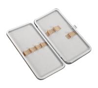GOOHOCHY Golden Eyelash Tweezer Bag for Eyelash Grafting with Iron and PVC Material Organize and Protect Your Tweezers a Fashionable and Simple