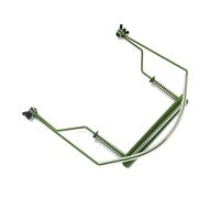GOOHOCHY Green 10 Holes Harmonica Holder Neck Stand Metal Frame Harp Rack Music Accessory for Harmonica Players