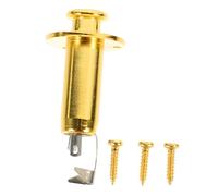 GOOHOCHY Guitar End Pin Jack Metal Output Socket for Electric Guitar Bass Plug Socket Full-contact Connection for Guitarists